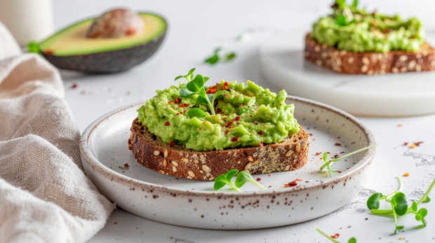 Avocado Toast on Sourdough with Microgreens 169 2