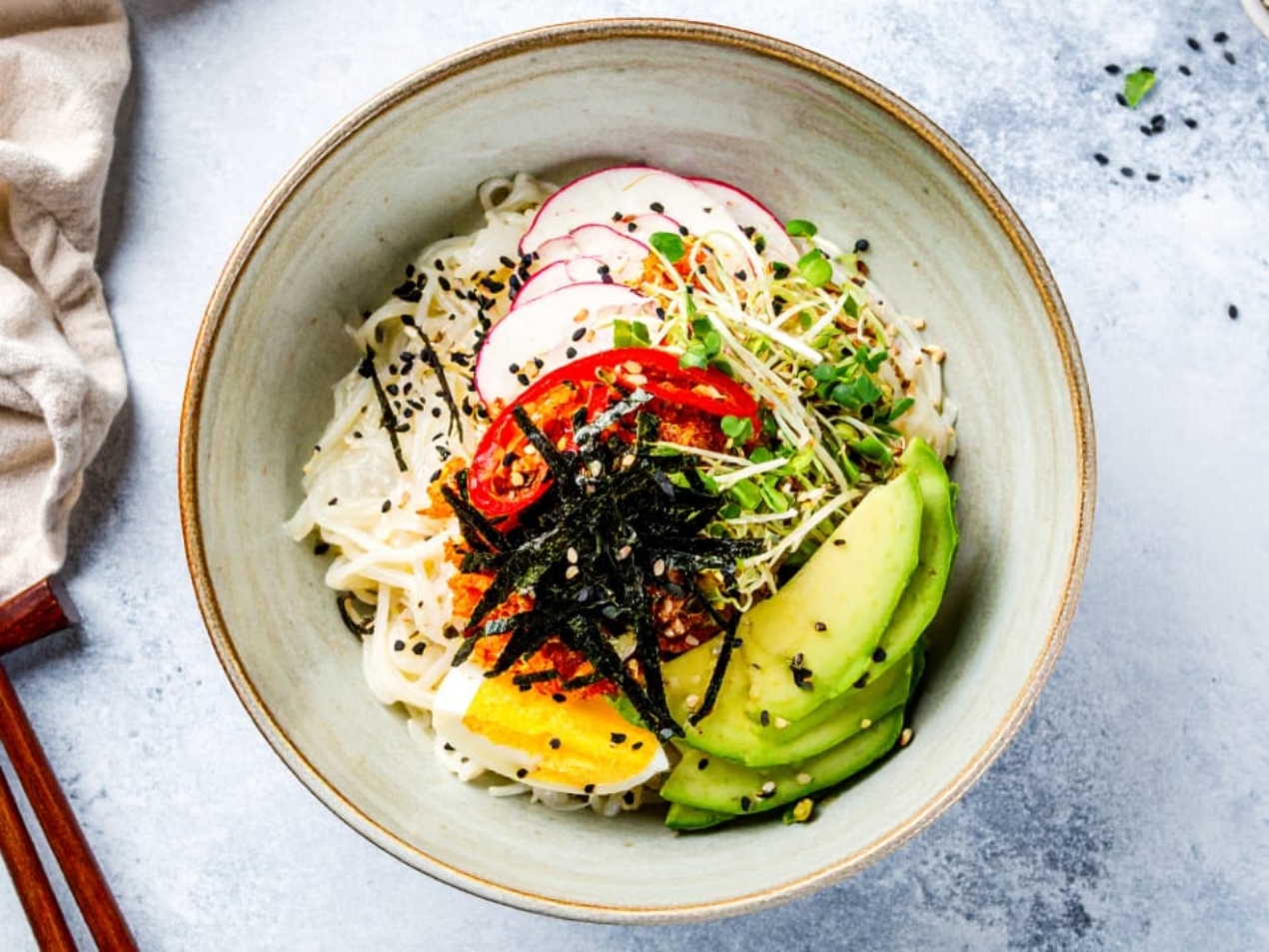 Cold Soy Milk Noodles with Chili Crisp 169 1