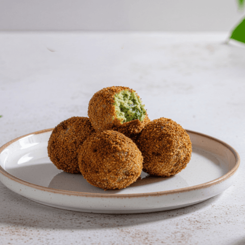 Wild Garlic Arancini with Tomato Relish 169 1