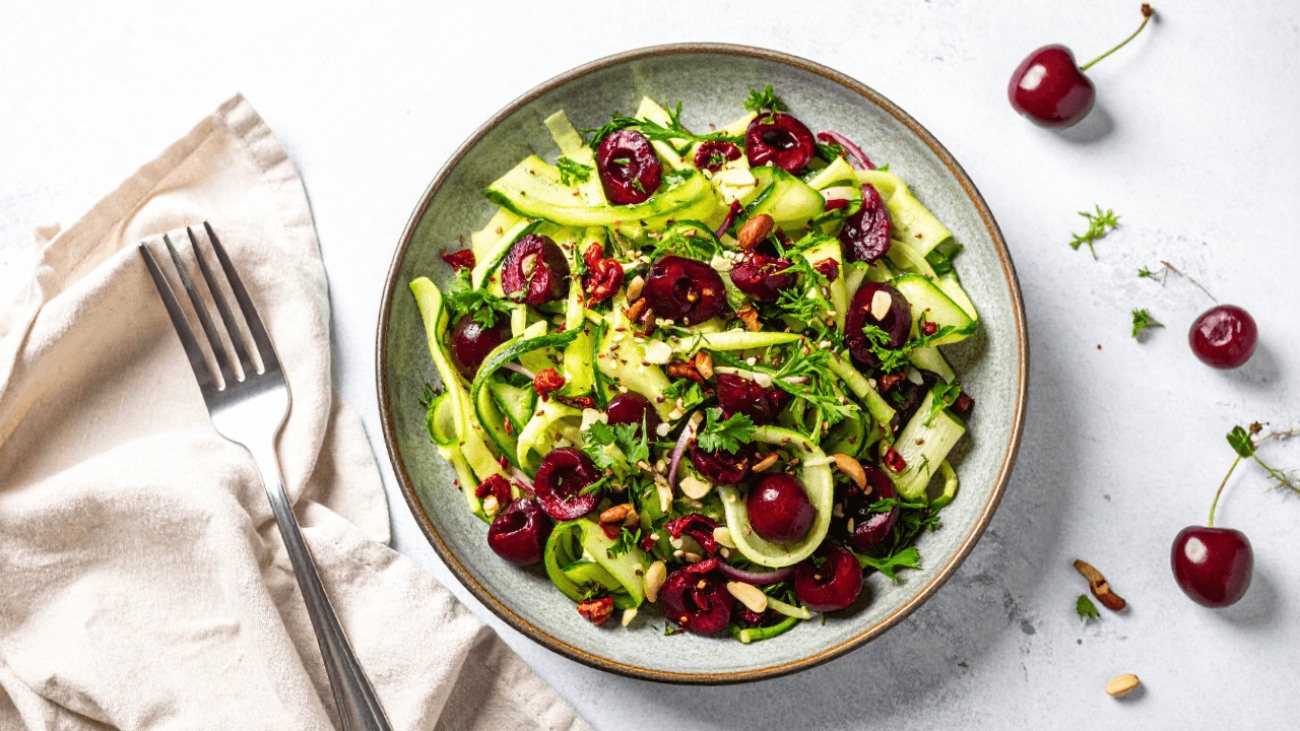 Zingy Courgette & Cherry Ribbon Salad 169 4