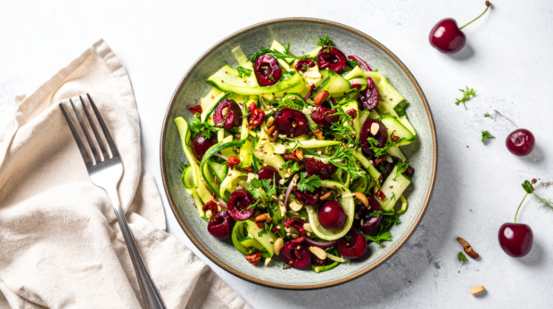 Zingy Courgette & Cherry Ribbon Salad 169 4