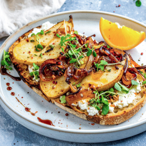 Pear & Caramelized Shallot Flatbread 169 1