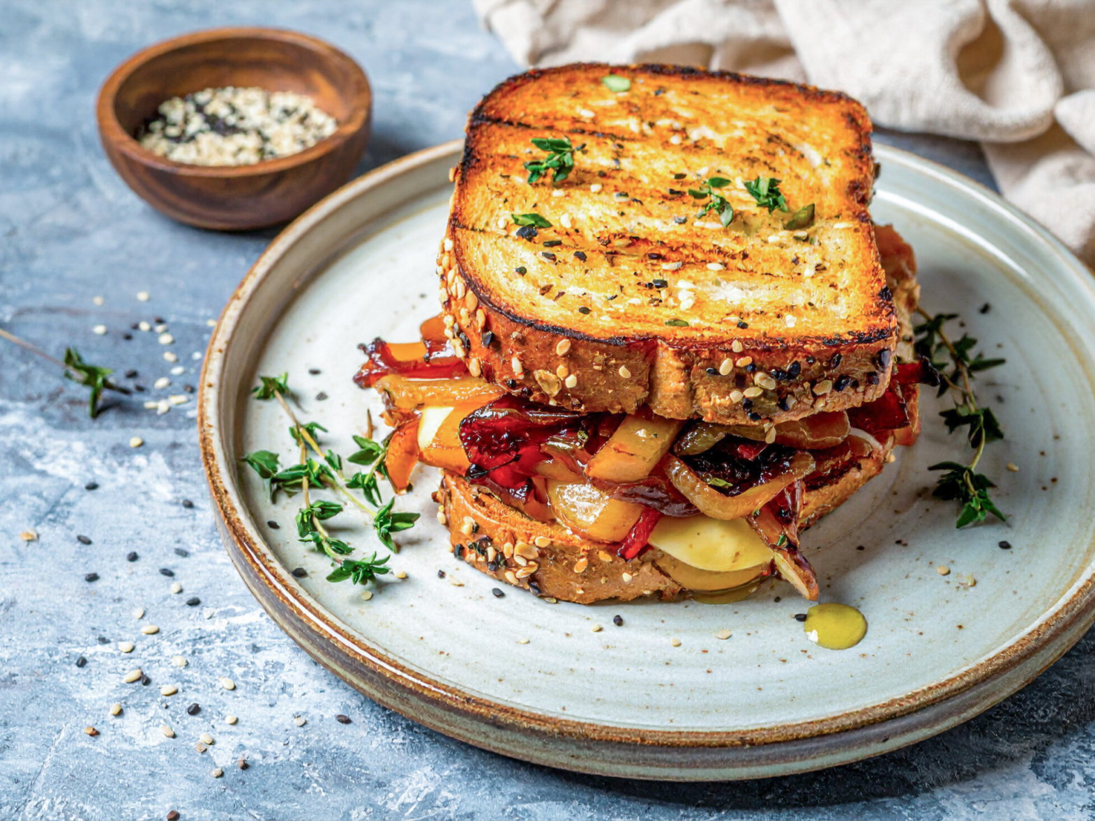 Savory Gluten-Free Vegan Pear Grilled Cheese 169 2