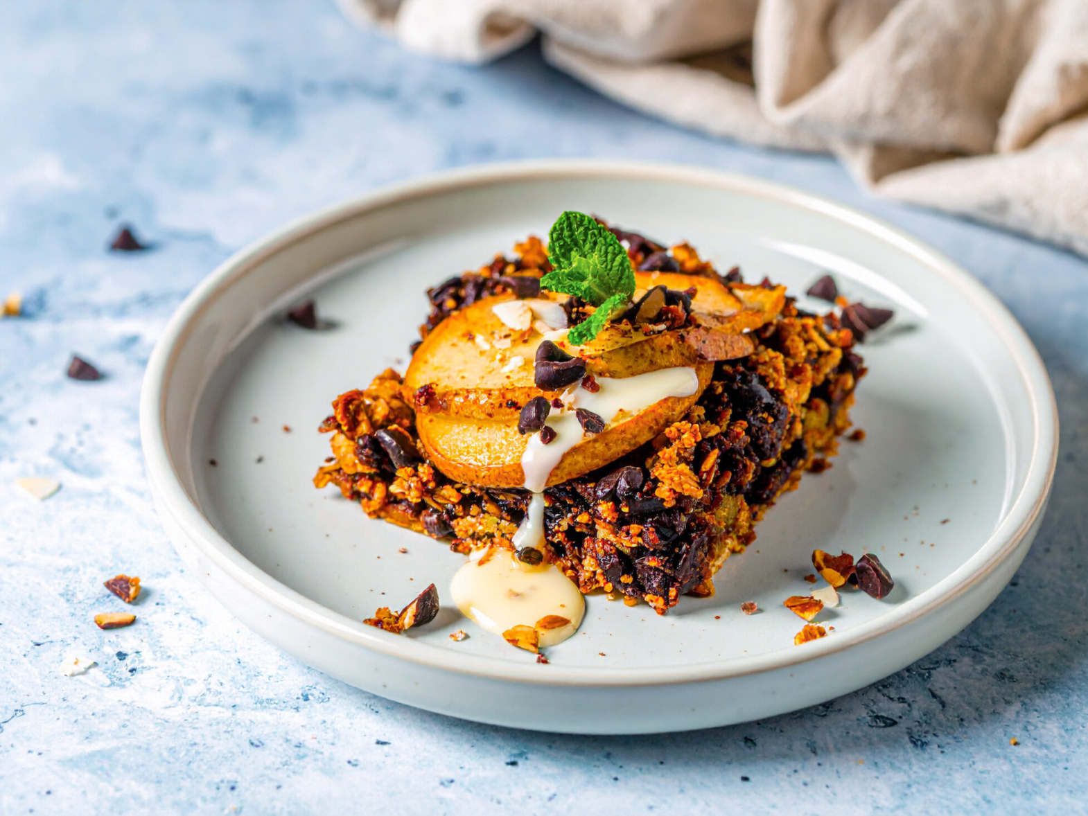 Vegan Pear & Chocolate Crisp 169 1