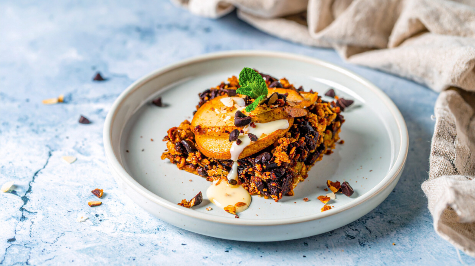 Vegan Pear & Chocolate Crisp 169 1