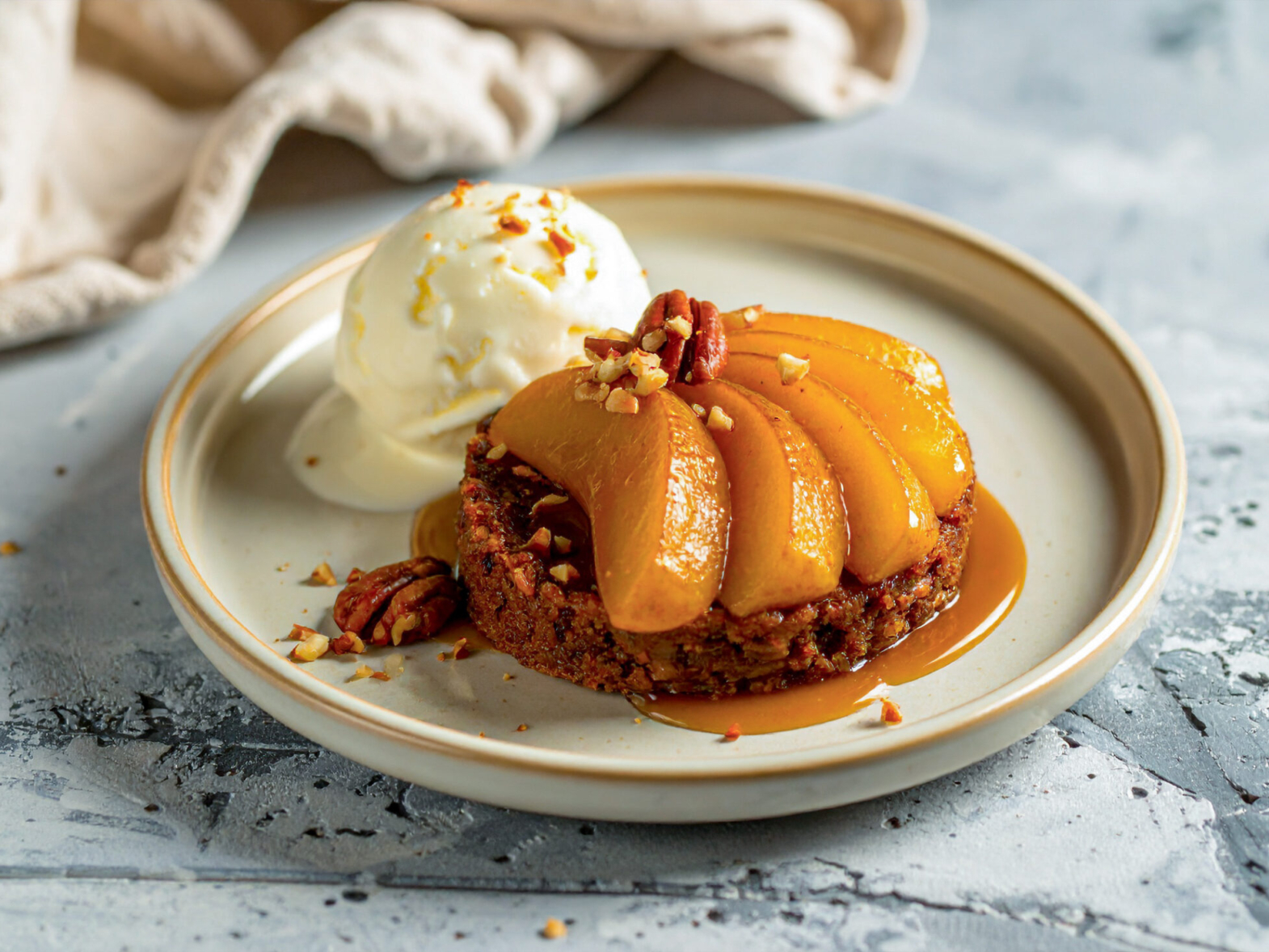 Vegan Sticky Toffee Pear Pudding 169 1