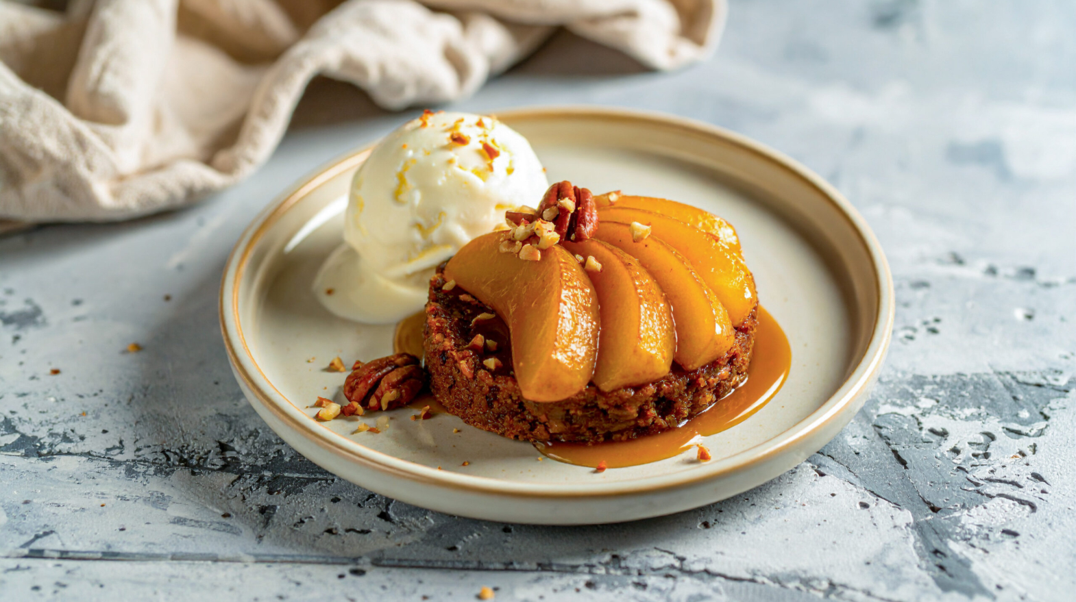 Vegan Sticky Toffee Pear Pudding 169 1